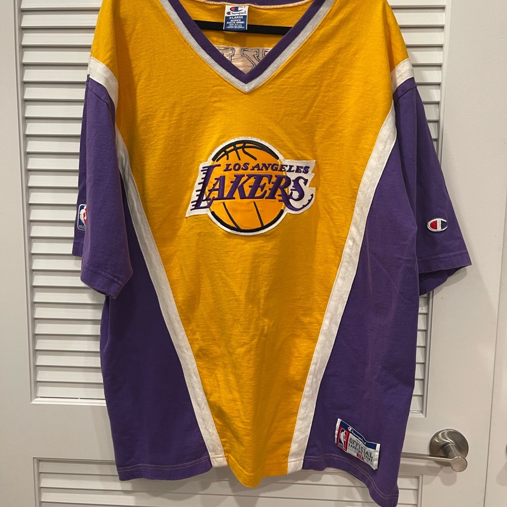 Vintage 90s Los Angeles Lakers NBA Basketball Heavyweight X-Large T-Shirt